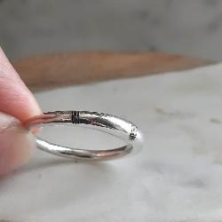 Bague Touareg Argent Fine – Anneau Minimaliste