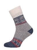 Chaussettes 45 % laine bleu 35-38