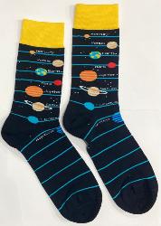 Chaussettes homme Système solaire coton T41-46