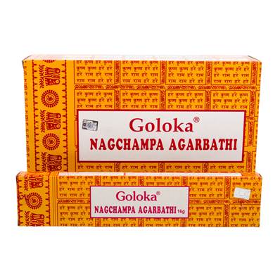 Boîte de 12 Encens indien Satya GOLOKA 180G 144 bâtons.