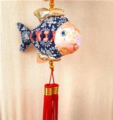 Guirlande 3 Carpes bleues