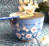 Bol baguettes Fleuri 13cm x 11cm