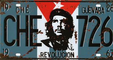 Plaque métal 15x30 vintage CHE GUEVARA