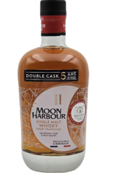 Whisky MOON HARBOUR Dock1, 5 ans France 70 cl 45,8° fût de Pessac Léognan