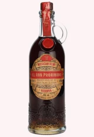 RON RHUM El PROHIBIDO 12ANS Mexique 70cl 40°.