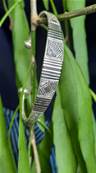 Bracelet touareg argent lisers d'bne Homme/Femme