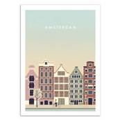 Affiche Amsterdam Pays-Bas Katinka Reinke