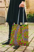 Sac TOT BAG en tissus africain WAX, motifs bulles