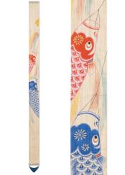Décoration japonaise artisanale Deux Koi 10×170 cm