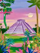 Chichen Itza : cur mystique du Mexique 30x40 Nolwen