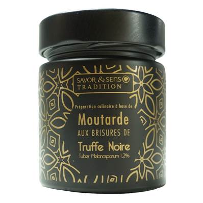 Moutarde saveur truffe noire 130G