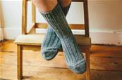 Chaussettes Alpaga Gris 37/38- 2 paires-