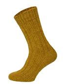 Chaussettes 29% laine 11% alpaga moutarde 39-42
