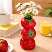 Vase Fruity fraise haut 22 cm