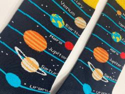 Chaussettes homme Système solaire coton T41-46