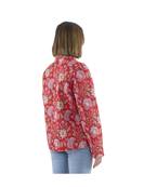 Veste indienne matelassée réversible rouge