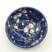 Bol bleu Sakura blanc diam 10,5 cm