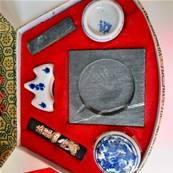 Set de calligraphie chinois miniature