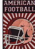 Plaque métal 20x30 vintage American football
