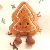Tree Cookie Jellycat : Le sapin de Nol le plus gourmand !