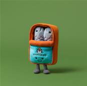 Peluche Jellycat Amuseables sardine tin