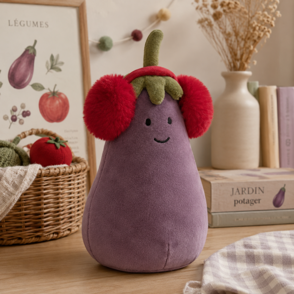 Peluche Aubergine de Noel Jellycat