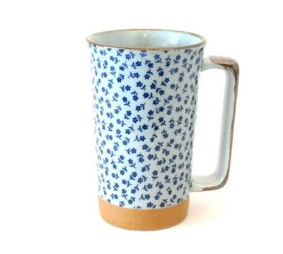 Mug japonais grand petite fleur