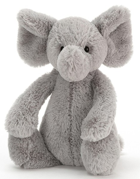 Doudou lphant gris doux petit 18 cm Jellycat