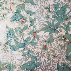 Carnet en papier japonais motifs Fleurs de Jade