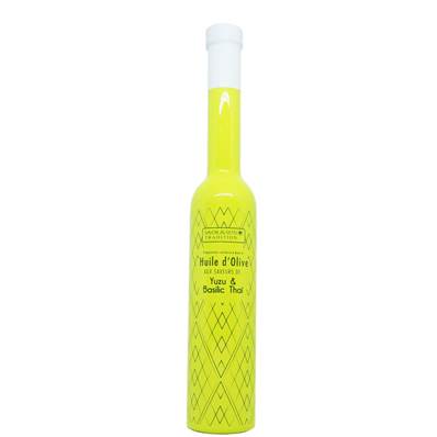 Huile d'olive saveur Yuzu et basilic thaï 20cl