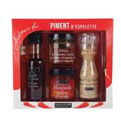 Coffret saveurs autour du piment d'espelette 20cl