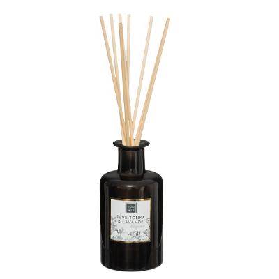 Diffuseur de parfum à la FEVE DE TONKA et LAVANDE 200ml avec tiges de bambou