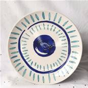 Assiettes GREEKA turquoise