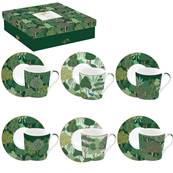 Coffret 6 tasses 11cl Forêt