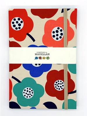 Carnet de notes Grosses fleurs multicolores