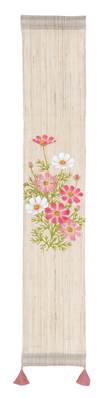 Tenture japonaise traditionnelle Fleurs de Cosmos 60cm