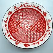 Bol Paysages rouges “Shanghai” 16cm