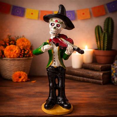 Statut mexicaine squelette homme