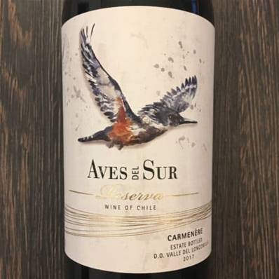 Vin rouge Chili Carmenere Reserva Aves Del Sur