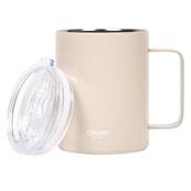 Mug de transport double paroi inox Beige 35ml