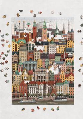 Puzzle monuments de STOCKHOLM 1000 PIECES
