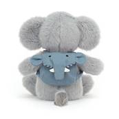 Peluche Jellycat Eléphant Sac a dos - Backpack Elephant