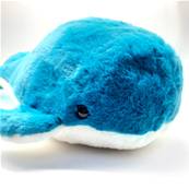 Peluche baleine à bosse bleue 40cm