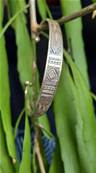 Bracelet Touareg Ethnique en argent grav Homme/Femme Aderfi