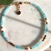 Bracelet "Reflets d'Amazonie" - Amazonite Perle de Rivire