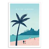 Affiche Rio de Janeiro Brsil 50x70cm Katinka Reinke