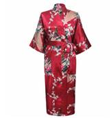 Kimono chinois pour femme satiné Taille unique