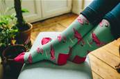 Chaussettes Flamand rose