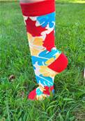 Chaussettes Fleurs d'ibiscus