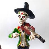 Statut mexicaine squelette homme